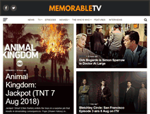 Tablet Screenshot of memorabletv.com